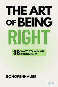 The Art of being right - Schopenhauer_cover
