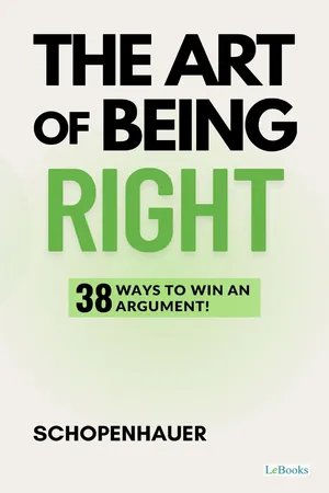 The Art of being right - Schopenhauer
