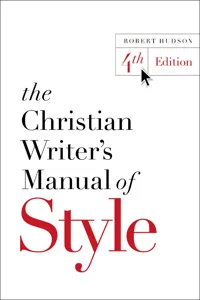 The Christian Writer's Manual of Style_cover