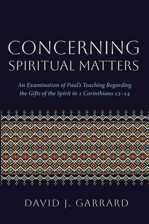 Concerning Spiritual Matters