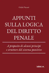 Appunti sulla logica del diritto penale_cover