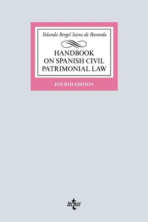 Handbook on Spanish Civil Patrimonial Law