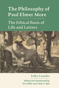 The Philosophy of Paul Elmer More_cover