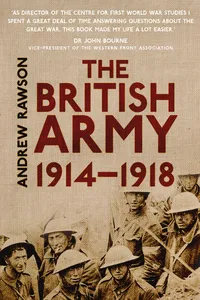 The British Army 1914-1918_cover
