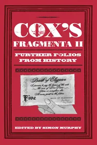Cox's Fragmenta II_cover