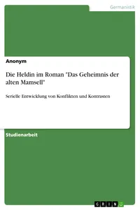 Die Heldin im Roman "Das Geheimnis der alten Mamsell"_cover