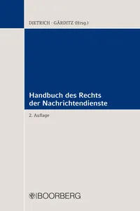 Handbuch des Rechts der Nachrichtendienste_cover
