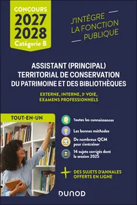 Concours Assistant territorial de conservation du patrimoine et des bibliothèques - 2027