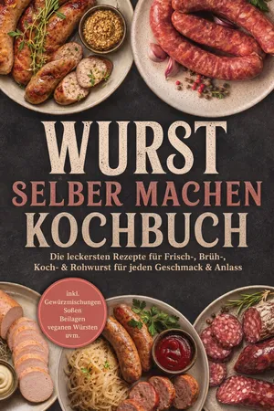 Wurst selber machen Kochbuch: Die leckersten Rezepte für Frisch-, Brüh-, Koch- & Rohwurst für jeden Geschmack & Anlass – inkl. Gewürzmischungen, Soßen, Beilagen, veganen Würsten uvm.