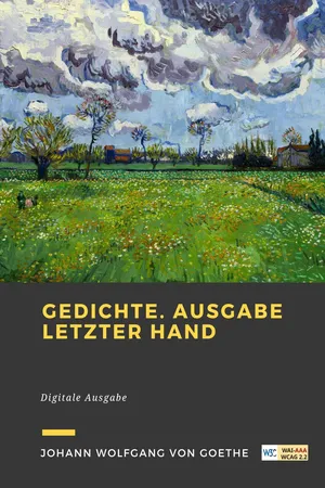 Gedichte. Ausgabe letzter Hand
