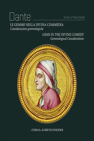 Dante. Le gemme nella Divina Commedia - Gems in the Divine Comedy