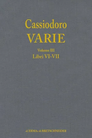 Cassiodoro Varie