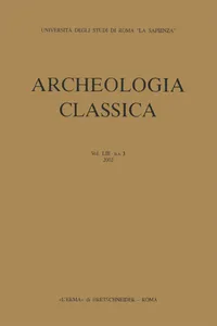 Archeologia Classica, 2002, vol.53, n.s. 3_cover