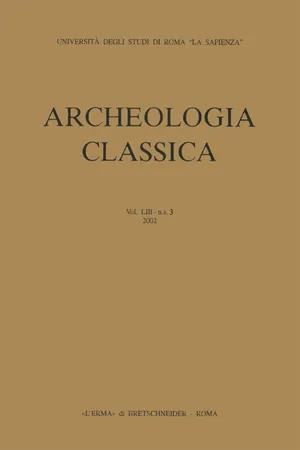 Archeologia Classica, 2002, vol.53, n.s. 3