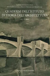 Quaderni dell'Istituto di Storia dell'Architettura, n.s. 71, 2019_cover