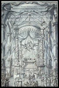 Quaderni dell'Istituto di Storia dell'Architettura, n.s. 68, 2018_cover