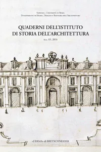 Quaderni dell'Istituto di Storia dell'Architettura, n.s. 65, 2016_cover