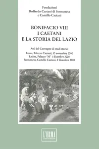 Bonifacio VIII, i Caetani e la storia del Lazio_cover
