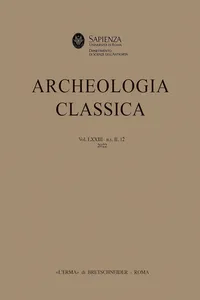 Archeologia Classica. 2022 vol.73, n.s. II, 12_cover