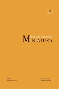Rivista di Storia della Miniatura 26/2022_cover