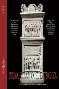 Minima Epigraphica et Papyrologica. Anno XXV. 2022 fasc. 27_cover