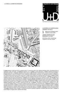 La ricerca di morfologia urbana in Italia - Urban Morphology Research in Italy. 1