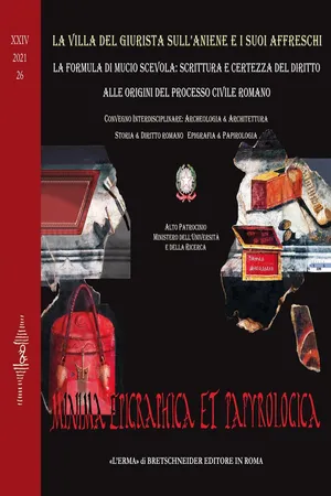 Minima Epigraphica et Papyrologica. Anno XXIV. 2021 fasc. 26