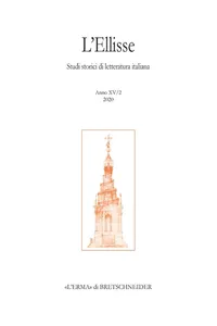 L'Ellisse XV/II, 2020_cover