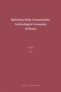 Bullettino della Commissione Archeologica Comunale di Roma. 124, 2023_cover