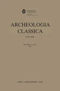 Archeologia Classica. 2023 vol.74, n.s. II, 13_cover