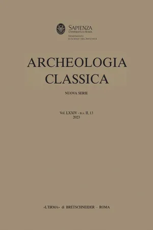 Archeologia Classica. 2023 vol.74, n.s. II, 13