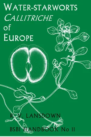 Water Starworts (Callitriche) of Europe