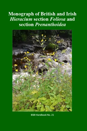Monograph of British and Irish Hieracium section Foliosa and section Prenanthoidea