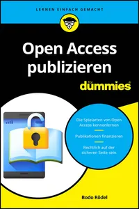 Open Access publizieren für Dummies_cover