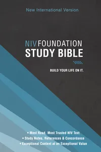 NIV, Foundation Study Bible_cover