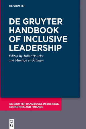 De Gruyter Handbook of Inclusive Leadership