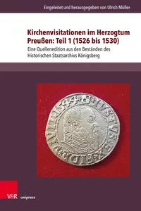 Kirchenvisitationen im Herzogtum Preußen: Teil 1_cover
