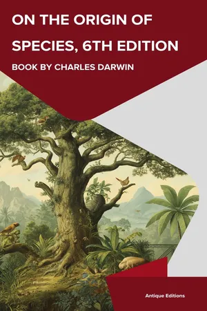 On the Origin of Species, 6th Edition