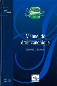 Manuel de droit canonique_cover