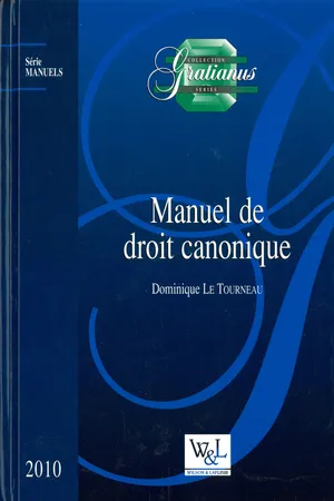 Manuel de droit canonique