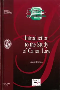 Introduction to the Study of Canon Law_cover