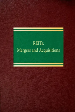 REITs Mergers and Acquisitions