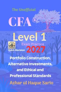 The Unofficial CFA® Level 1 Exam Practice 2027_cover