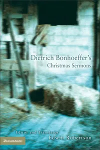 Dietrich Bonhoeffer's Christmas Sermons_cover