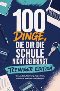 100 Dinge, die dir die Schule nicht beibringt - TEENAGER EDITION: Geld, Arbeit, Wohnung, Papierkram, Mindset & Medien stressfrei regeln – inkl. Praxis-Checks, Budgetplaner, Bewerbungsvorlagen uvm._cover