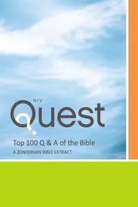 NIV, Top 100 Most-Asked Questions of the Bible: Excerpts from The Quest Study Bible_cover