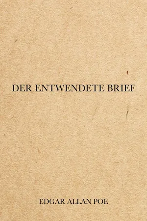 Der entwendete Brief