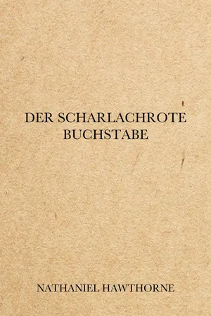 Der scharlachrote Buchstabe
