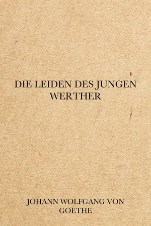 Die Leiden des jungen Werther