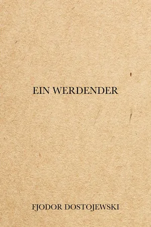Ein Werdender
